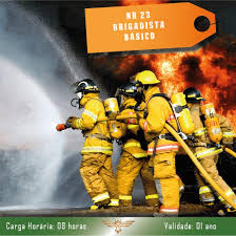reciclagem de brigada de incêndio